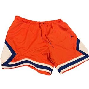 New Nike Air Jordan Satin Diamond Shorts ORANGE AO2820-891. Men’s Size 3XL